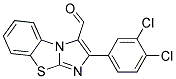 IMIDAZO[2,1-B]BENZOTHIAZOLE-3-CARBOXALDEHYDE, 2-(3,4-DICHLOROPHENYL)- Struktur