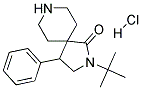 2-TERT-BUTYL-4-PHENYL-2,8-DIAZASPIRO[4.5]DECAN-1-ONE HYDROCHLORIDE Struktur