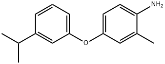 4-(3-ISOPROPYLPHENOXY)-2-METHYLANILINE Struktur