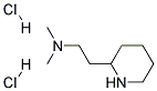 DIMETHYL-(2-PIPERIDIN-2-YL-ETHYL)-AMINE DIHYDROCHLORIDE Struktur