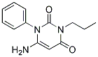 6-AMINO-1-PHENYL-3-PROPYL-1H-PYRIMIDINE-2,4-DIONE Struktur