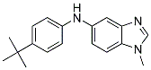 (4-TERT-BUTYL-PHENYL)-(1-METHYL-1H-BENZOIMIDAZOL-5-YL)-AMINE Struktur