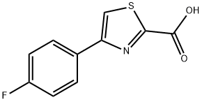 4-(4-FLUORO-PHENYL)-THIAZOLE-2-CARBOXYLIC ACID Struktur