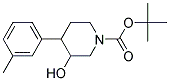 N-BOC-3-HYDROXY-4-(3-METHYLPHENYL) PIPERIDINE Struktur