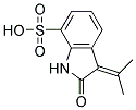 3-ISOPROPYLIDENE-2-OXO-2,3-DIHYDRO-1H-INDOLE-7-SULFONIC ACID Struktur