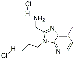 C-(7-METHYL-3-PROPYL-3H-IMIDAZO[4,5-B]PYRIDIN-2-YL)-METHYLAMINE DIHYDROCHLORIDE Struktur