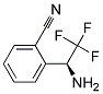 2-((S)-1-AMINO-2,2,2-TRIFLUORO-ETHYL)-BENZONITRILE Struktur