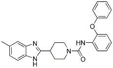 4-(5-METHYL-1H-BENZIMIDAZOL-2-YL)-N-(2-PHENOXYPHENYL)PIPERIDINE-1-CARBOXAMIDE Struktur