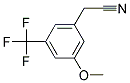 3-METHOXY-5-(TRIFLUOROMETHYL)PHENYLACETONITRILE Struktur