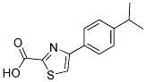 4-(4-ISOPROPYL-PHENYL)-THIAZOLE-2-CARBOXYLIC ACID Struktur