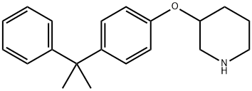 4-(1-METHYL-1-PHENYLETHYL)PHENYL3-PIPERIDINYL ETHER Struktur