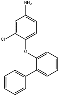 4-([1,1'-BIPHENYL]-2-YLOXY)-3-CHLOROPHENYLAMINE Struktur