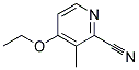 4-ETHOXY-3-METHYL-PYRIDINE-2-CARBONITRILE Struktur