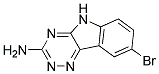 5H-[1,2,4]TRIAZINO[5,6-B]INDOL-3-AMINE, 8-BROMO- Struktur