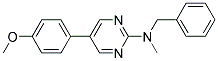 N-BENZYL-5-(4-METHOXYPHENYL)-N-METHYLPYRIMIDIN-2-AMINE Struktur