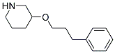 3-(3-PHENYLPROPOXY)PIPERIDINE Struktur