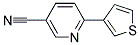 6-(3-THIENYL)NICOTINONITRILE Struktur