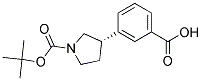 (S)-3-(1-(TERT-BUTOXYCARBONYL)PYRROLIDIN-3-YL)BENZOIC ACID Struktur