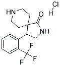 4-(2-(TRIFLUOROMETHYL)PHENYL)-2,8-DIAZASPIRO[4.5]DECAN-1-ONE HYDROCHLORIDE Struktur