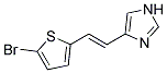 4-[2-(5-BROMO-THIOPHEN-2-YL)-VINYL]-1H-IMIDAZOLE Struktur
