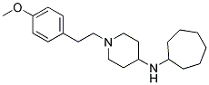 N-CYCLOHEPTYL-1-[2-(4-METHOXYPHENYL)ETHYL]PIPERIDIN-4-AMINE Struktur