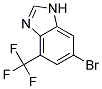 6-BROMO-4-(TRIFLUOROMETHYL)BENZIMIDAZOLE Struktur