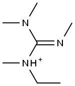 N, N, N, N-TETRAMETHYL-N-ETHYLGUANIDINIUM Struktur