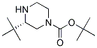 (S)-3-TERT-BUTYL-PIPERAZINE-1-CARBOXYLIC ACID TERT-BUTYL ESTER Struktur