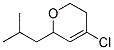 4-CHLORO-6-ISOBUTYL-3,6-DIHYDRO-2H-PYRAN Struktur