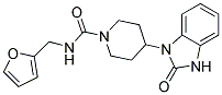 N-(2-FURYLMETHYL)-4-(2-OXO-2,3-DIHYDRO-1H-BENZIMIDAZOL-1-YL)PIPERIDINE-1-CARBOXAMIDE Struktur