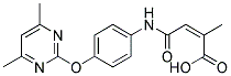 4-[[4-[(4,6-DIMETHYLPYRIMIDIN-2-YL)OXY]PHENYL]AMINO]-2-METHYL-4-OXO-(2Z)-BUTENOIC ACID Struktur