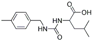 4-METHYL-2-([[(4-METHYLBENZYL)AMINO]CARBONYL]AMINO)PENTANOIC ACID Struktur