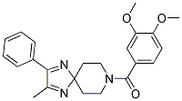 8-(3,4-DIMETHOXYBENZOYL)-2-METHYL-3-PHENYL-1,4,8-TRIAZASPIRO[4.5]DECA-1,3-DIENE Struktur