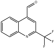 2-(TRIFLUOROMETHYL)QUINOLINE-4-CARBALDEHYDE Struktur