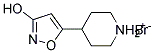 4-(3-HYDROXYISOXAZOL-5-YL)PIPERIDINIUM BROMIDE Struktur