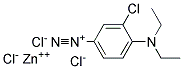 3-Chloro-4-diethylaminobenzenediazonium zinc chloride Struktur