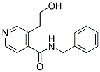 3-(2-HYDROXYETHYL)-N-(PHENYLMETHYL)-4-PYRIDINECARBOXAMIDE Struktur