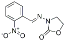 3-[(2-NITRO-BENZYLIDENE)-AMINO]-OXAZOLIDIN-2-ONE Struktur