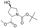 (2S,4R)-1-BOC-4-HYDROXY-PROLINE METHYL ESTER Struktur