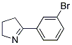 5-(3-BROMO-PHENYL)-3,4-DIHYDRO-2HPYRROLE Struktur