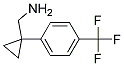 C-[1-(4-TRIFLUOROMETHYL-PHENYL)-CYCLOPROPYL]-METHYLAMINE Struktur