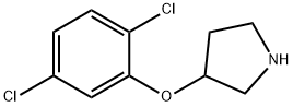 3-(2,5-DICHLOROPHENOXY)PYRROLIDINE Struktur