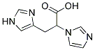 3-(1H-IMIDAZOL-4-YL)-2-IMIDAZOL-1-YLPROPIONIC ACID Struktur