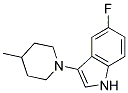 5-FLUORO-3-(4-METHYL-PIPERIDIN-1-YL)-1H-INDOLE Struktur