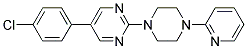 5-(4-CHLOROPHENYL)-2-(4-PYRIDIN-2-YLPIPERAZIN-1-YL)PYRIMIDINE Struktur