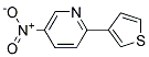 5-NITRO-2-(3-THIENYL)PYRIDINE Struktur
