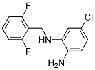 4-CHLORO-N2-(2,6-DIFLUORO-BENZYL)-BENZENE-1,2-DIAMINE Struktur