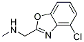 (4-CHLOROBENZO[D]OXAZOL-2-YL)-N-METHYLMETHANAMINE Struktur