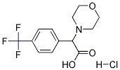 MORPHOLIN-4-YL-(4-TRIFLUOROMETHYL-PHENYL)-ACETIC ACID HYDROCHLORIDE Struktur