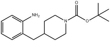 1-N-BOC-4-(2-AMINOBENZYL) PIPERIDINE Struktur